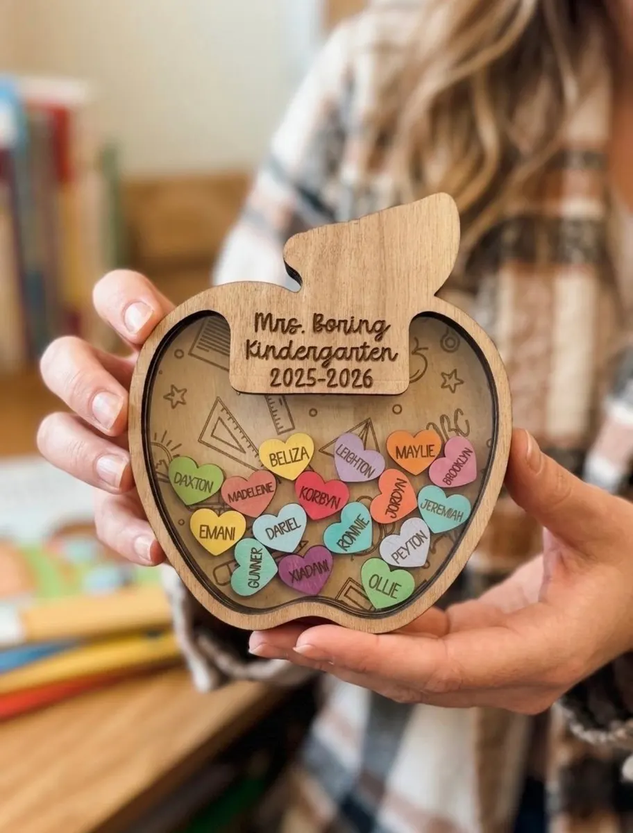 Apple Teacher Shaker — a popular teacher gift