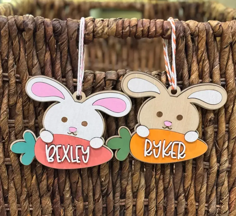 Easter — handmade laser engraved wooden gift