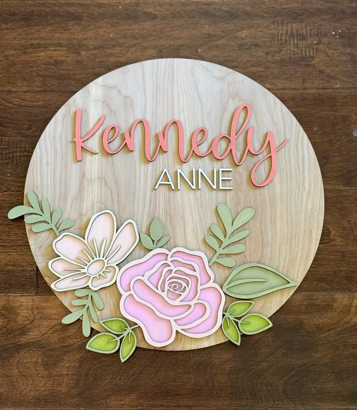 Name Signs — handmade wooden piece by Branch & Blooms Co.