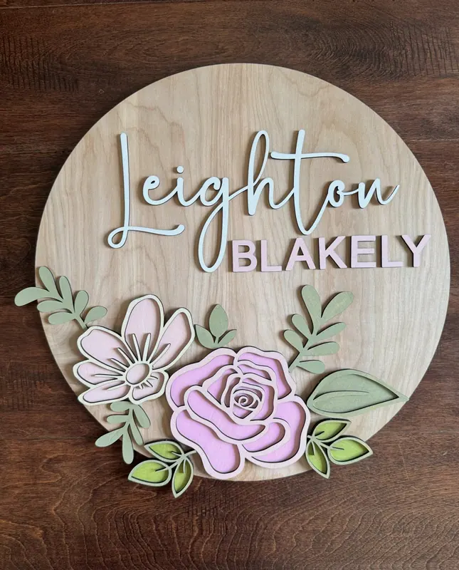 Name Signs — handmade wooden piece by Branch & Blooms Co.