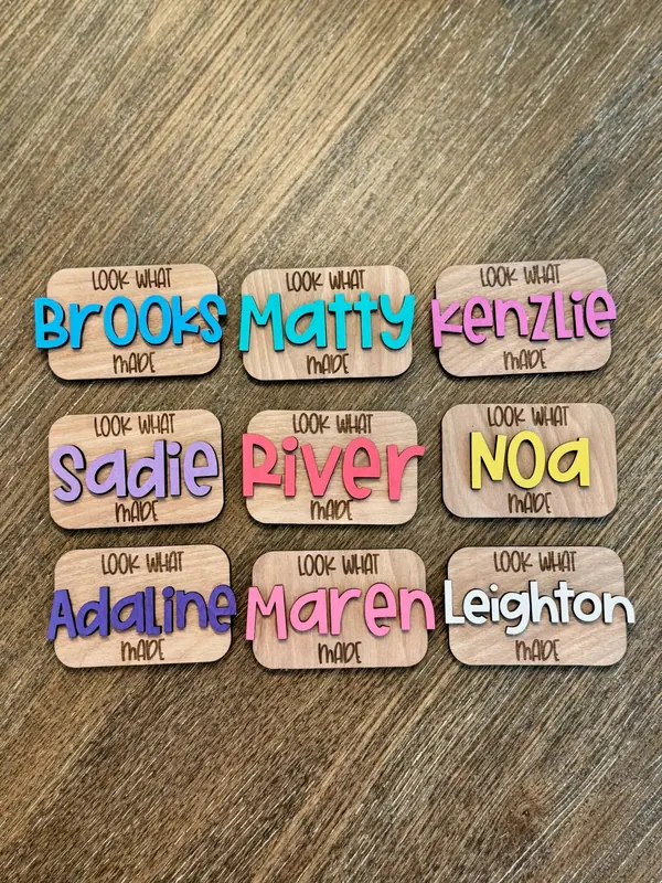 Name Signs — handmade wooden piece by Branch & Blooms Co.