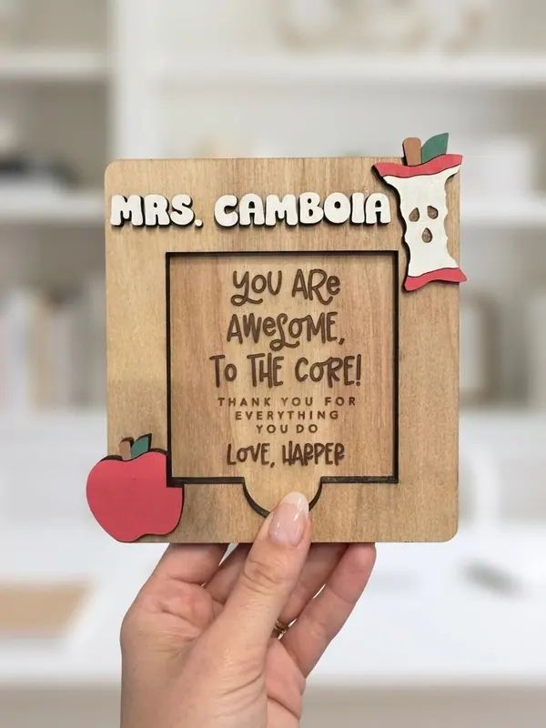 Teacher Appreciation — handmade wooden piece by Branch & Blooms Co.
