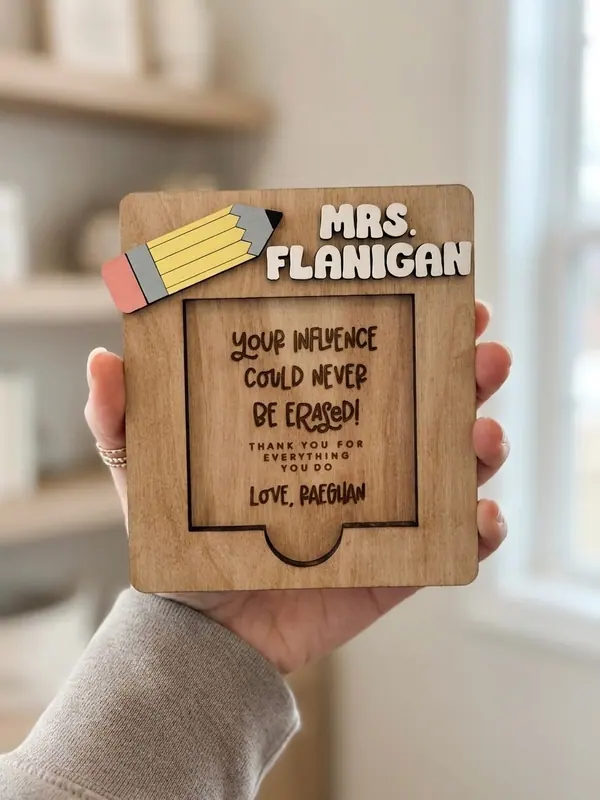 Teacher Appreciation — handmade wooden piece by Branch & Blooms Co.