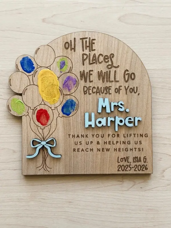 Teacher Appreciation — handmade wooden piece by Branch & Blooms Co.