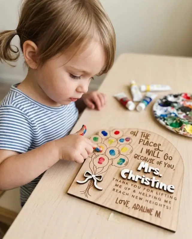 Teacher Appreciation — handmade wooden piece by Branch & Blooms Co.