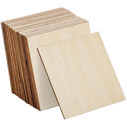1/8 inch basswood - fine grain softwood for intricate laser designs
