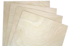 1/4 inch birch plywood — natural light wood grain texture